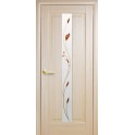 Дверь Новый Стиль "Премьера" ПВХ De Luxe (стекло с рисунком Р1) - Фото №1